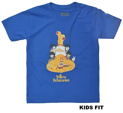 Buy The Beatles Yellow Submarine T SHIRT Official Childrens Kids Boys Girls NEW • 13.89£