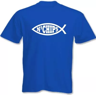 Buy Atheism T-Shirt Atheist Fish And Chips Mens Funny • 8.98£