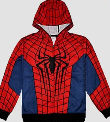 Buy Spiderman Zip Up Costume Hoodie 6-7 8 10-12 14-16 New Child Jacket S M L XL • 38.60£