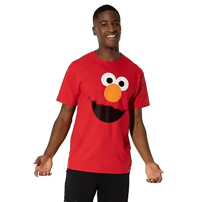 Buy Sesame Street Mens T-shirt Elmo Face Top Tee S-2XL Official • 13.99£