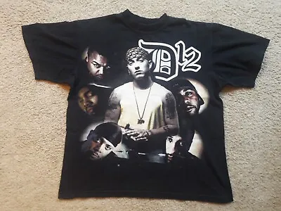 Buy D12 Vintage EMINEM T Shirt Rap Tee Black M Hip Hop 50 Cent Bizarre Dirty Dozen L • 154.80£