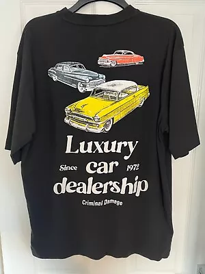 Buy Criminal Damage T Shirt Mens Black Xl Luxury Car Dealership Vintage Retro • 7.99£