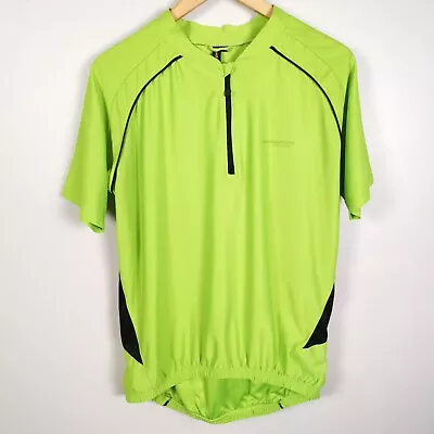 Buy MUDDY FOX Shirt Medium M Cycling Biking Jersey Top Green Short Sleeve Zip 1551 • 7.99£