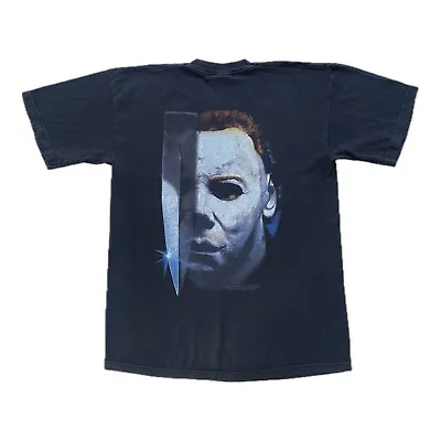 Buy 90’s Halloween Michael Myers Vintage T-Shirt Size M. Horror Movie Tee Carpenter • 159.99£