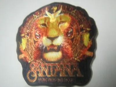 Buy Vintage Carlos Santana Band Lion Head Logo 3  Fabric Jean Jacket Crest Patch • 14.17£