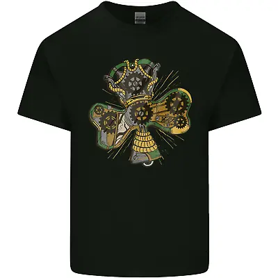 Buy Steampunk Shamrock Mens Cotton T-Shirt Tee Top • 8.75£