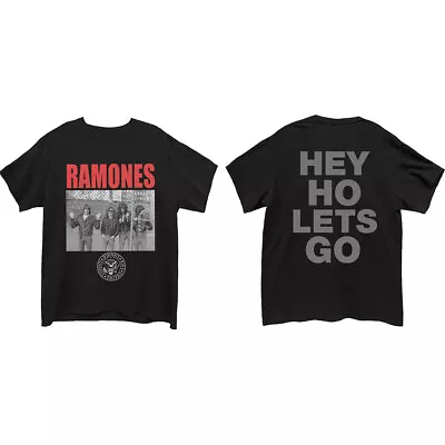 Buy The Ramones   Unisex T- Shirt - Cage Photo - Black Cotton  • 17.49£