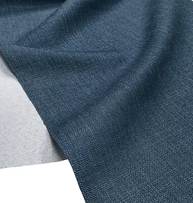 Buy Plain Soft Linen Look Fabric Curtain Material Dressmaking Upholstery 145cm Wide • 4.75£