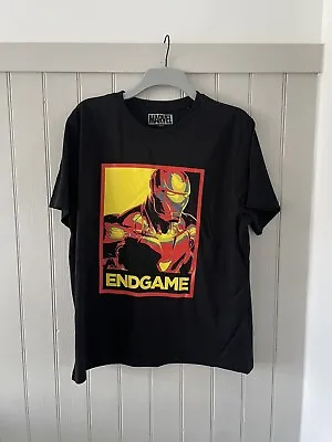 Buy Iron Man Endgame Marvel Disney Black T-Shirt Size XL Unisex NEW Movie Merch • 9.99£