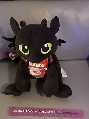 Buy Build A Bear How To Train Your Dragon Toothless Plush Toy Wings 15” T-shirt • 20.18£