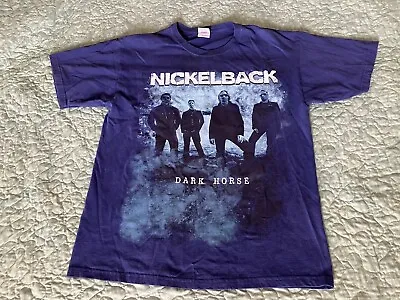 Buy Nickelback Dark Horse Tour ’10 T-shirt Vintage 2010 Rare Chad Kroeger Music • 18.90£