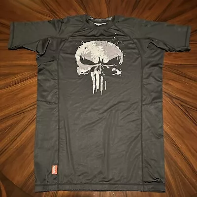 Buy Marvel Punisher Short Sleeve Polyester Shirt Boys Youth 2XL • 12.59£