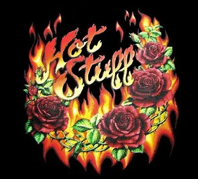 Buy Hot Stuff Girl's Roses In Flames Sexy Naughty Suggestive Sweatshirt Ws201 • 28.34£
