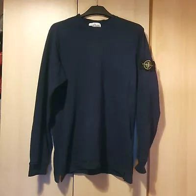 Buy STONE ISLAND Xl DARK BLUE Long Sleeve T Shirt / Sweatshirt Pristine Condition  • 85£