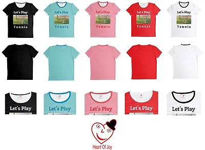 Buy Unisex T-Shirts. Regular, Loose Fit. Tennis Design, All Sizes And Plus Sizes • 22£