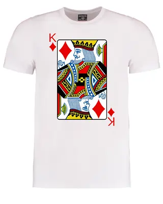Buy KING OF DIAMONDS- Poker Player Playing Card Art - Men's Tshirt • 19.95£