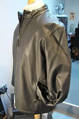 Buy Men’s Black Faux Leather Jacket, Whispering Smith – Size L - Excellent Condition • 15£