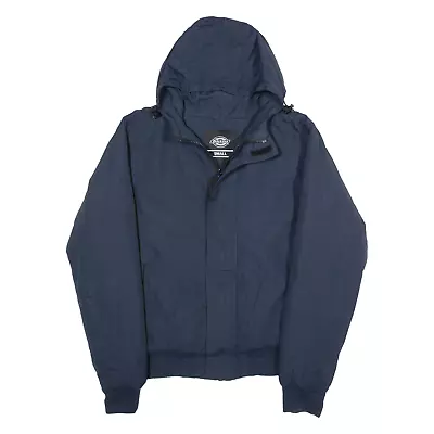 Buy DICKIES Mens Bomber Jacket Blue Hooded S • 40.99£