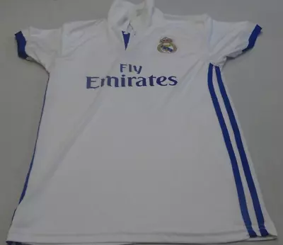 Buy Real Madrid Football Club White T Shirt 36cm Width Ronaldo No. 7 - Second Hand • 2.99£