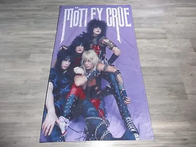 Buy Mötley Crüe Flag Flagge Poster Glam Hair Metal Whitesnake Ratt 666 • 25.63£