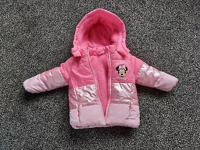 Buy Minnie Mouse Girls Winter Coat 2-3Y • 10£