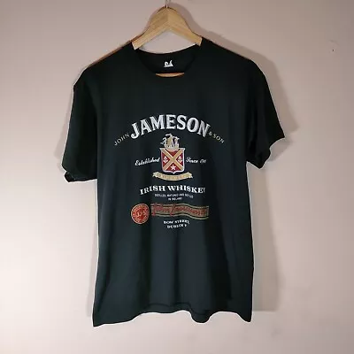Buy Vintage Jameson Whiskey T Shirt Men’s Single Stitch Promo Size Medium Black • 12.99£