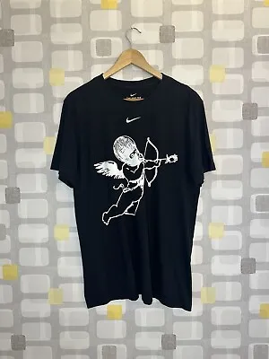 Buy Nike X Drake Certified Lover Boy CLB Cherub T-Shirt Black Centred Swoosh Size M • 99£