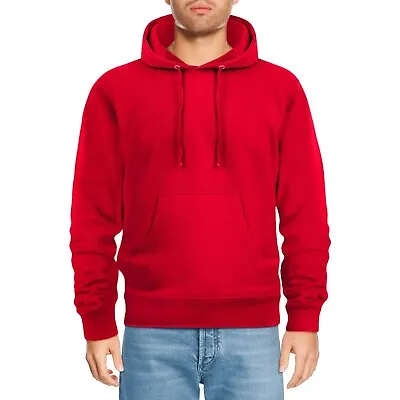 Buy Mens Hoodies Pullover Fleece Hooded Jumper Casual Hood Sweat Premium Quality Top • 16.98£