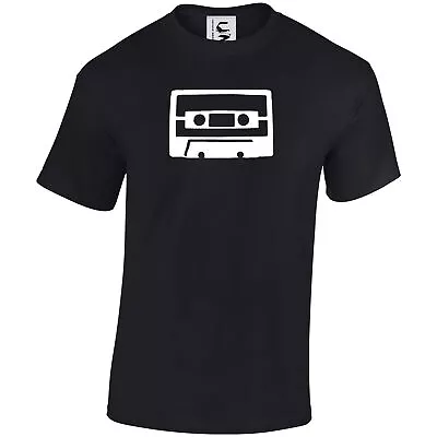 Buy Retro Music T-shirt Cassette Mix Tape Hand Drawn Old Skool Adult & Kids Sizes • 9.99£