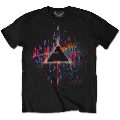 Buy Pink Floyd Dark Side Of The Moon Pink Splatter Official T-Shirt • 16.98£