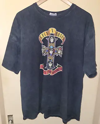 Buy Vintage Guns 'N' Roses T Shirt Size XXL  Appetite For Destruction Hanes 2002 • 49.99£