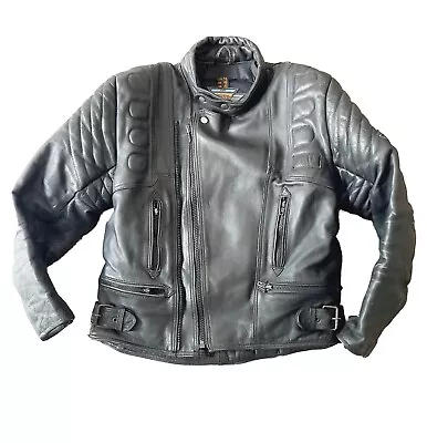 Buy AKITO Mercury Plus Classic Black Leather Motorbike Jacket -  UK Size 40 - VGC • 37.50£