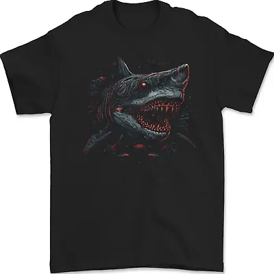Buy Megalodon Prehistoric White Shark Dinosaur Mens T-Shirt 100% Cotton • 8.49£