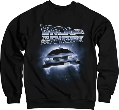 Buy Back To The Future Flying Delorean Sweatshirt Black • 42.24£
