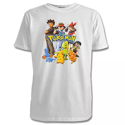 Buy Pokemon Childrens T-Shirt - 7 Designs / 7 Colours / Ages 1-15 Yrs • 7.50£