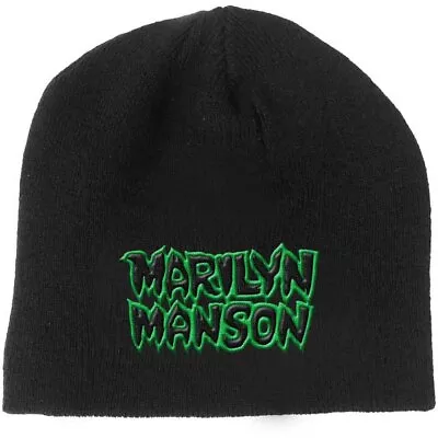 Buy Marilyn Manson - Marilyn Manson Unisex Beanie Hat  Logo - Unisex - K500z • 11.89£