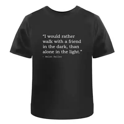 Buy Friendship Helen Keller Quote Men's / Women's Cotton T-Shirts (TA030531) • 11.99£