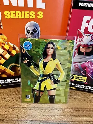 Buy 2021 Panini Fortnite Series 3 Yellow Jacket Cracked Ice #99 Rare Outfit • 23.68£