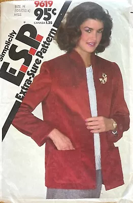 Buy Simplicity ESP Pattern 9619 Women’s Jacket Size 10-14 Uncut • 7.77£