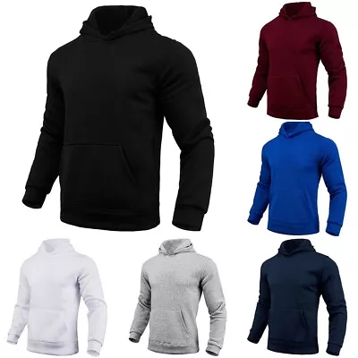 Buy Stylish Hoodies Sweatshirt Sport Jacket Long Sleeve Mens Pullover Tops • 22.26£