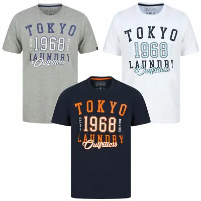 Buy Tokyo Laundry Men's T-Shirt Vintage Retro Graphic Logo Print Cotton Jersey Top • 12.99£