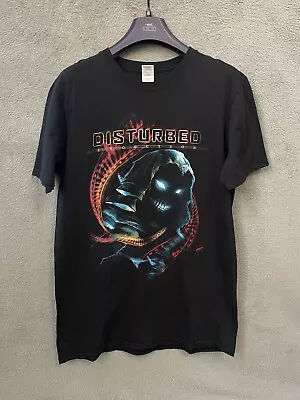 Buy Disturbed Official Band Soft Style T Shirt By Guildan UK Size Large, Black • 14.99£