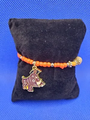 Buy Disney The Lion King Beaded Stretchy Bracelet With Pumbaa Charm Friendship Wrist • 6.56£
