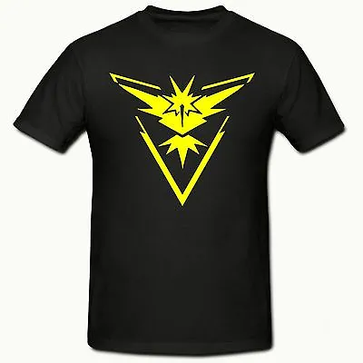 Buy Black Team Valor,Mystic, Instinct T Shirt, Pokemon Childrens Kids T Shirt • 9.99£