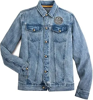 Buy Disney Mickey Mouse Denim Jacket  (Leader Of The Club) For Adults SIZE M • 38.57£