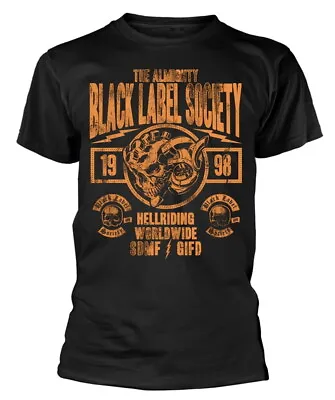 Buy Black Label Society Hell Riding Worldwide Black T-Shirt OFFICIAL • 17.99£