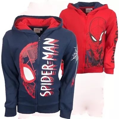 Buy Boys Girls Kids Children Spiderman Hoodie Hoody Sweatshirt Jumper 4-9 Years • 10.99£