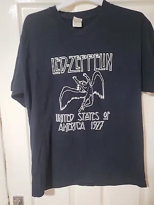 Buy Led Zeppelin United States Of America 1977 Size L Gildan 2000 • 25£