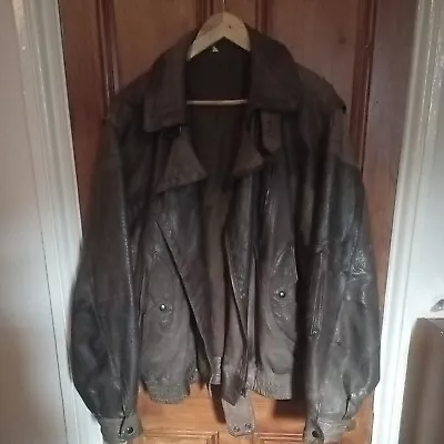Buy Mens Brown Leather Jacket • 28.50£