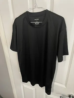 Buy Shein Mens Xl Black T Shirt With Hahaha No Design On Back • 3£